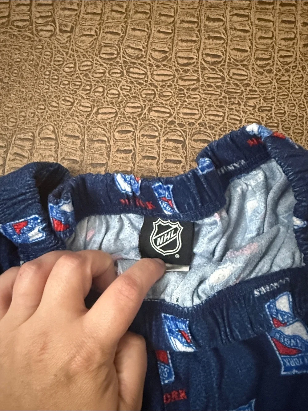 NHL New York Rangers Boys XL 18/20 Pajama Lounge Shorts